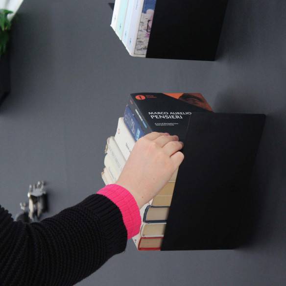 Kalamitica Set 2 Mensole Magnetiche in Acciaio - Antracite/Antracite Promozione Limitata