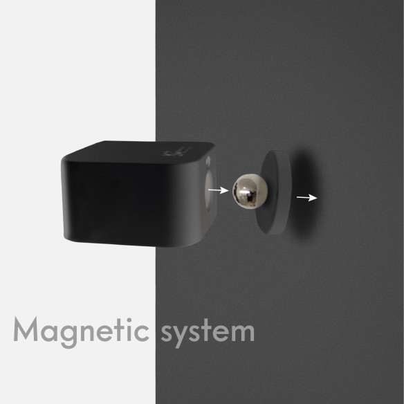 Kalamitica KaliSphera - Lampada LED Magnetica - Nero Sottocosto