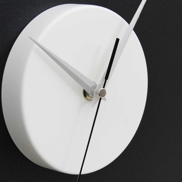 Kalamitica Kronos - Orologio Magnetico Tondo / Bianco Opaco Presa