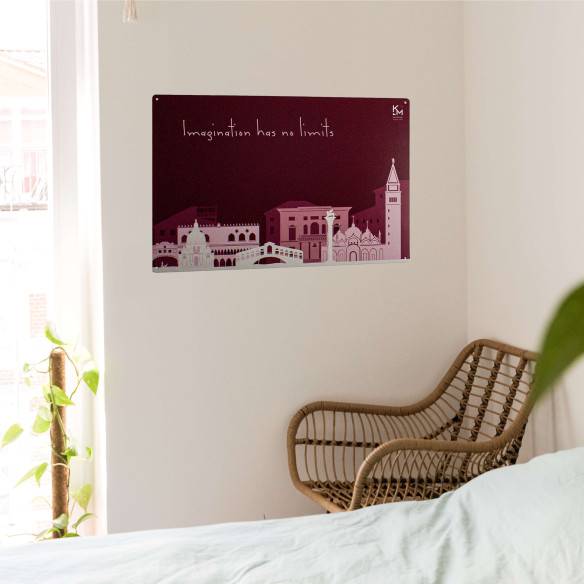 Kalamitica Lavagna Magnetica Personalizzata 74x57 cm - Orizzontale Promozione Limitata