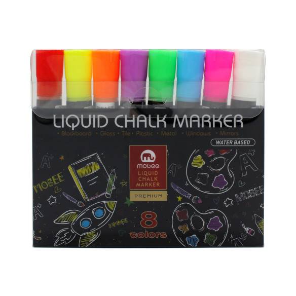 Kalamitica Pennarelli a Gesso Liquido - Pack 8 Colori Outlet