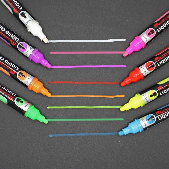 Kalamitica Pennarelli a Gesso Liquido - Pack 8 Colori Outlet