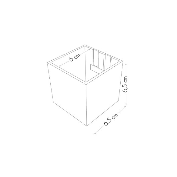 Kalamitica Assortimento di Cubi Magnetici Ø 6 cm Moda