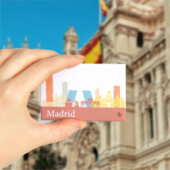Kalamitica Calamita Design Skyline MADRID - Magnete Decorativo per Frigo e Lavagna Shopping Online
