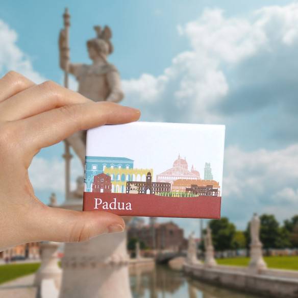 Kalamitica Calamita Design Skyline PADOVA - Magnete Decorativo per Frigo e Lavagna Prezzo Ridotto