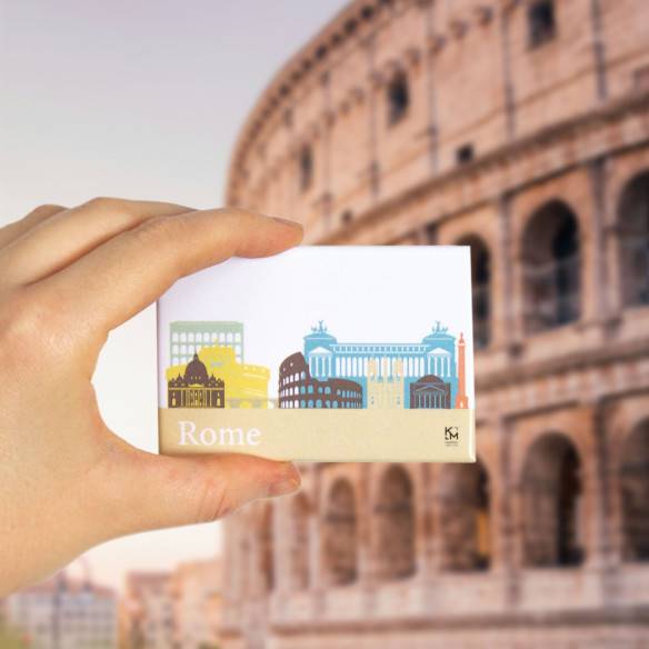 Kalamitica Calamita Design Skyline ROMA - Magnete Decorativo per Frigo e Lavagna Convenienza