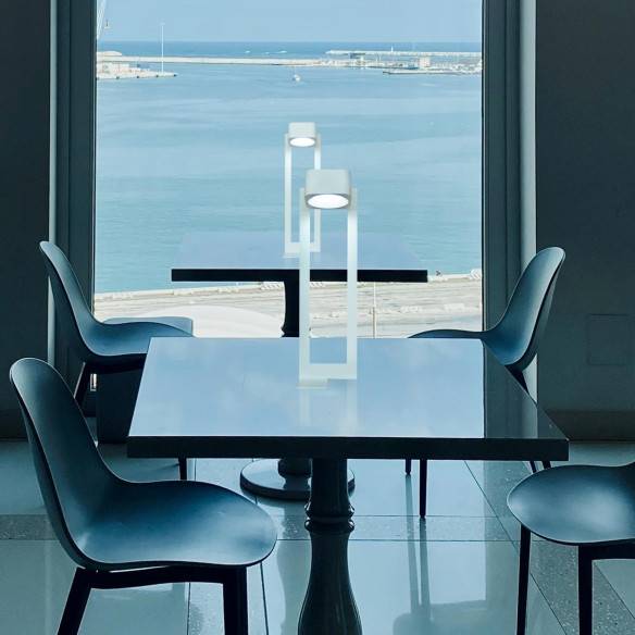Kalamitica KaliSphera - Lampada LED Magnetica da Tavolo - Bianco In Linea