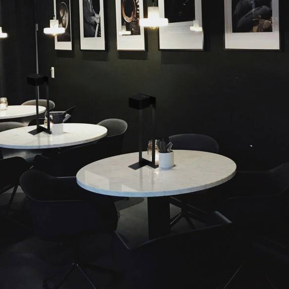 Kalamitica KaliSphera - Lampada LED da Tavolo - Nero/Antracite Nuovo