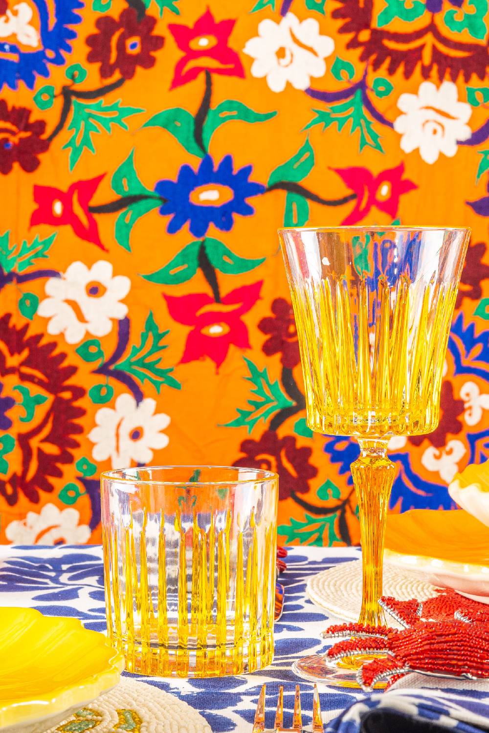 Les Ottomans Set of four crystal glasses CGG01 Vendita