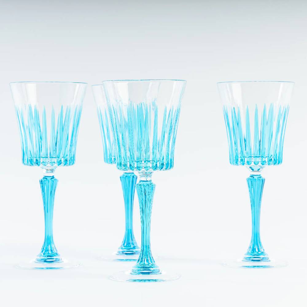 Les Ottomans Set of four crystal glasses CGG02 Promozione