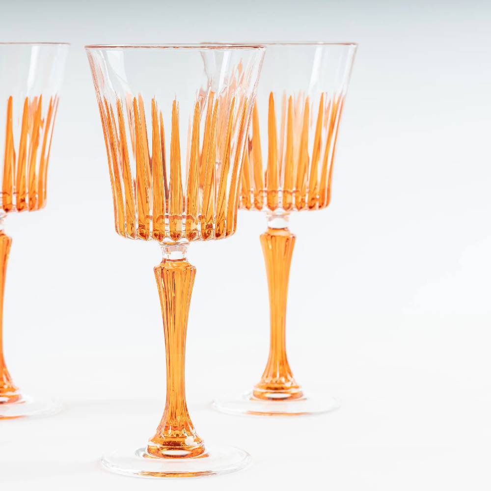 Les Ottomans Set of four crystal glasses CGG04 Pezzi Unici