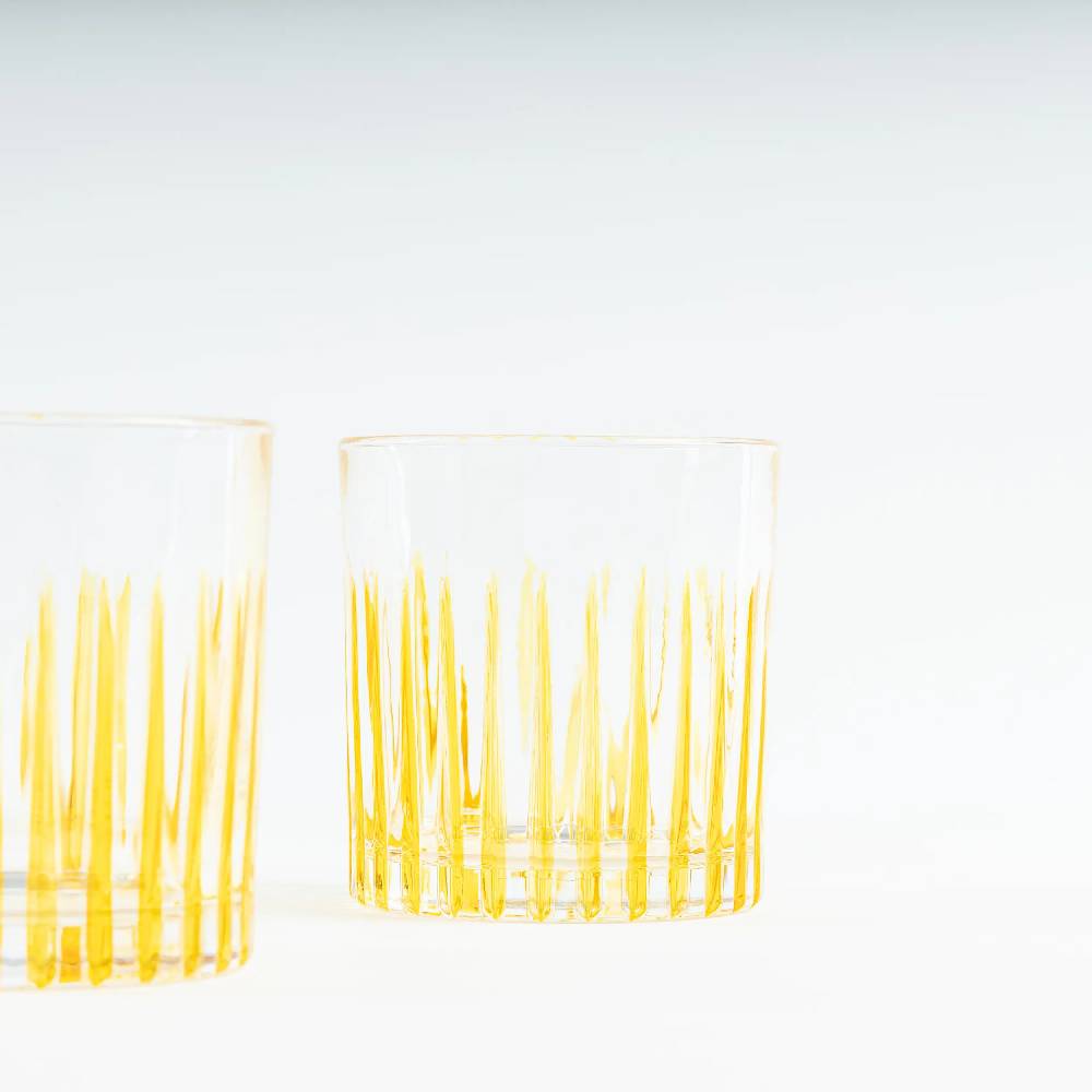 Les Ottomans Set of four crystal glasses CGT01 Qualità Garantita