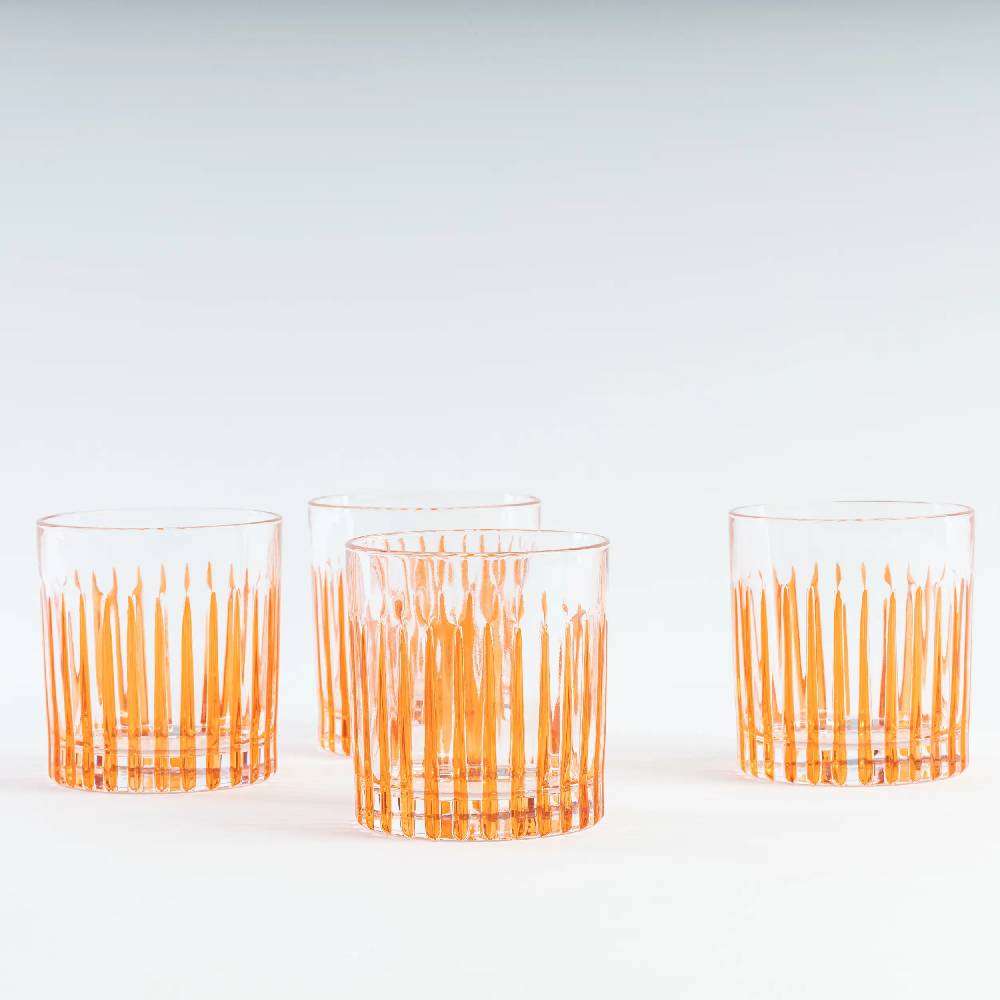 Les Ottomans Set of four crystal glasses CGT04 Consegna Veloce