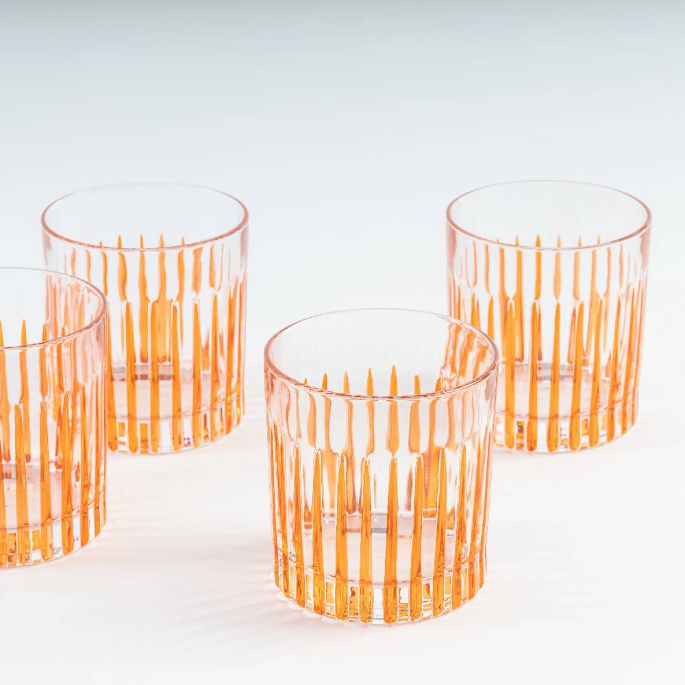 Les Ottomans Set of four crystal glasses CGT04 Consegna Veloce