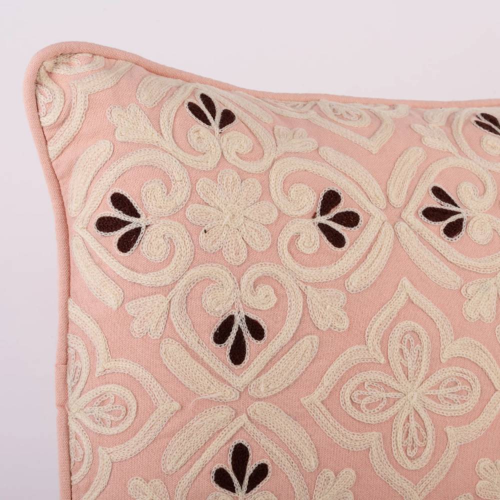 Les Ottomans Embroidered cotton cushion EBC57 Acquista Ora