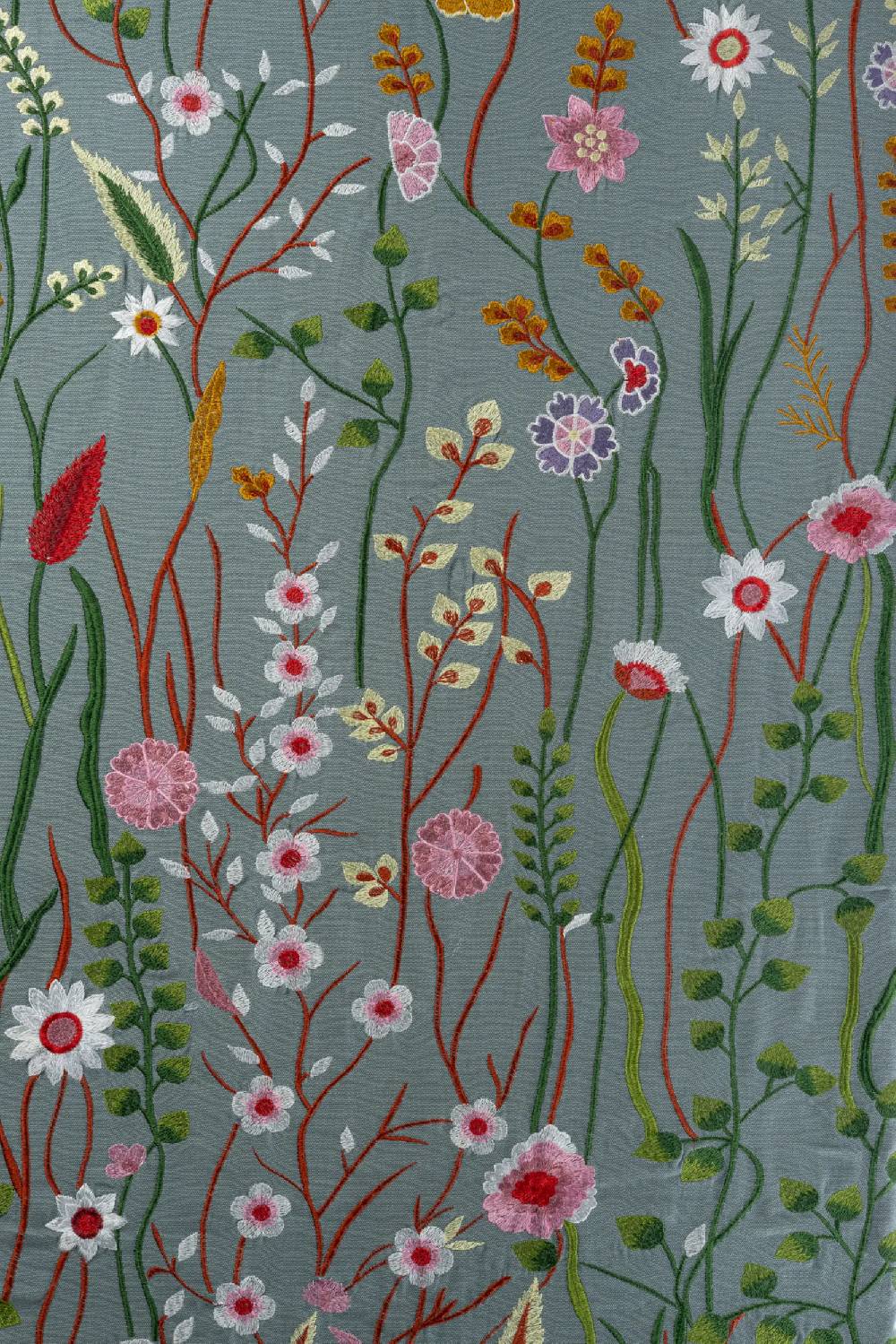 Les Ottomans Embroidered cotton tablecloth EBT01 Consegna Veloce