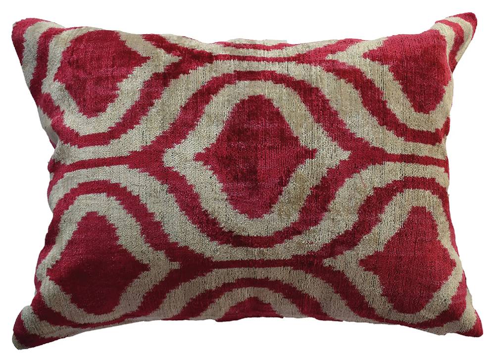 Les Ottomans Silk velvet cushion V49 Hotsell