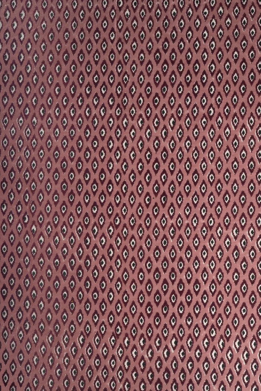Les Ottomans Handprinted cotton tablecloth IKB01 Vendita