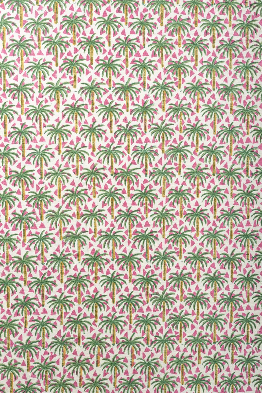 Les Ottomans Handprinted cotton tablecloth IKB47 Sottocosto