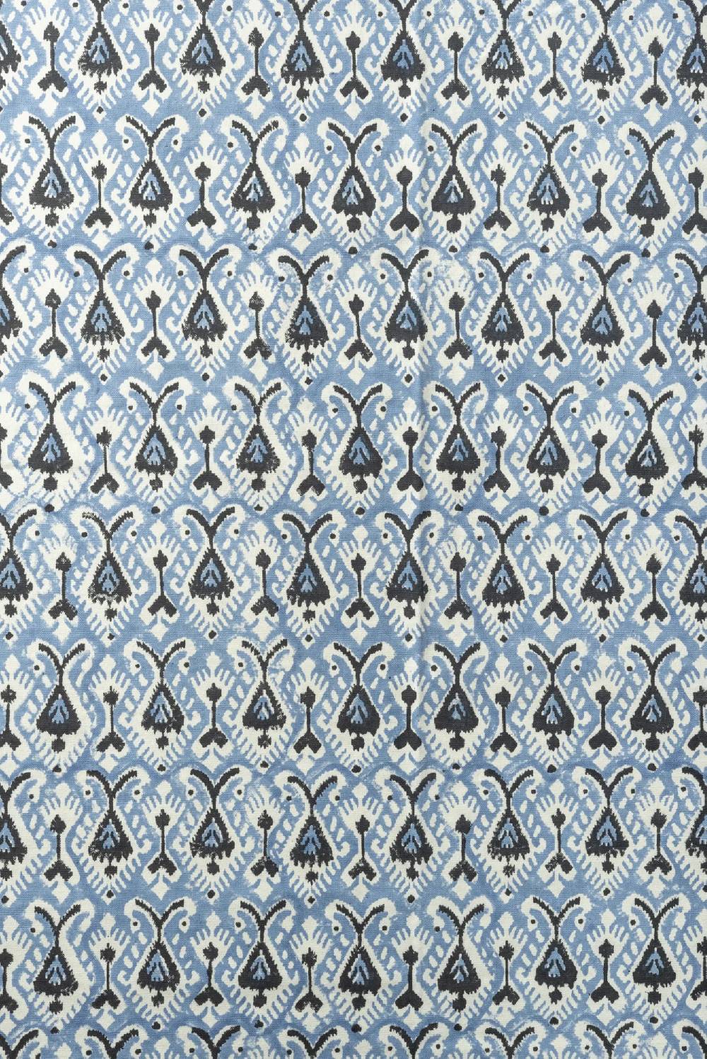 Les Ottomans Handprinted cotton tablecloth IKB50 Novità