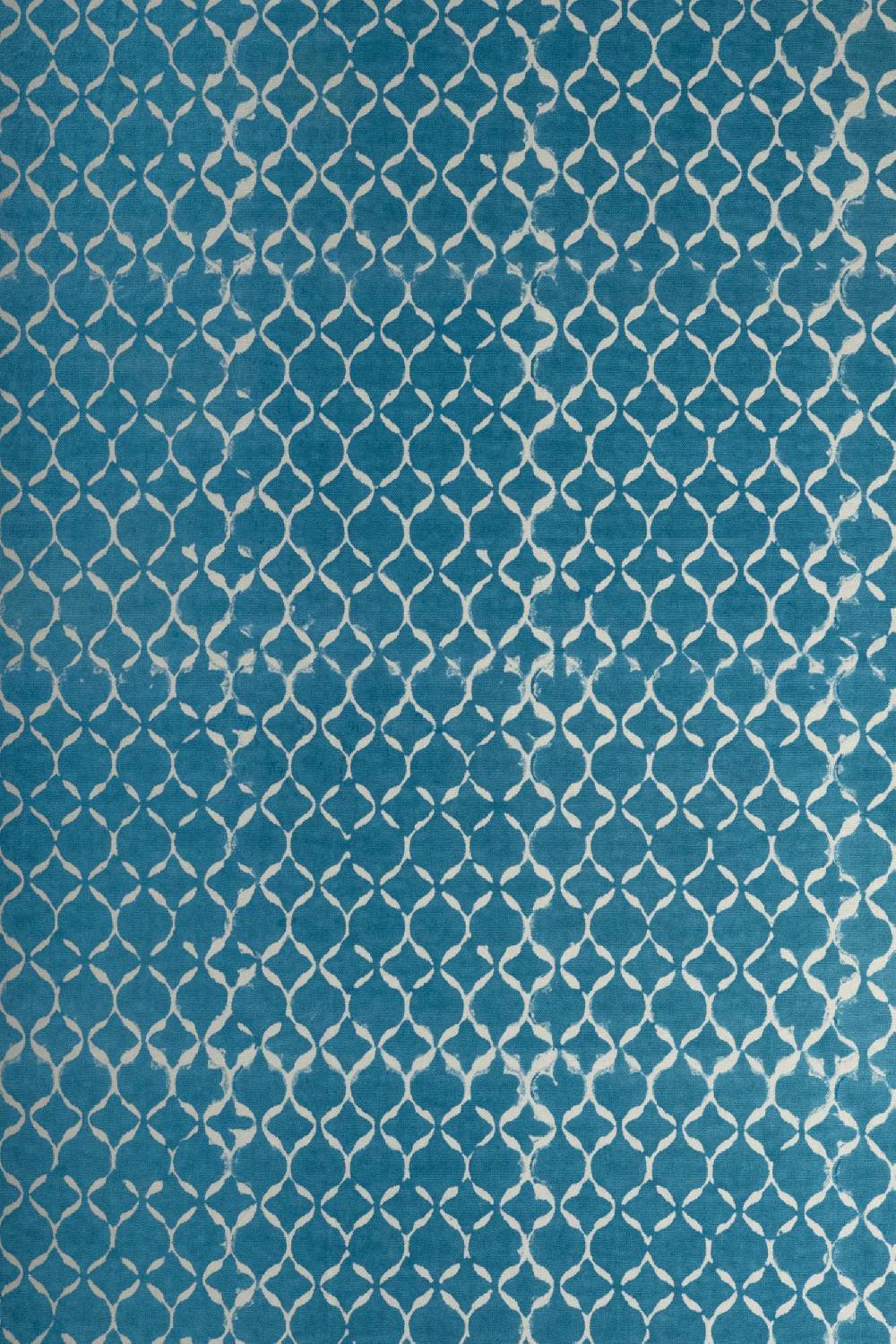 Les Ottomans Handprinted cotton tablecloth IKB53 Presa