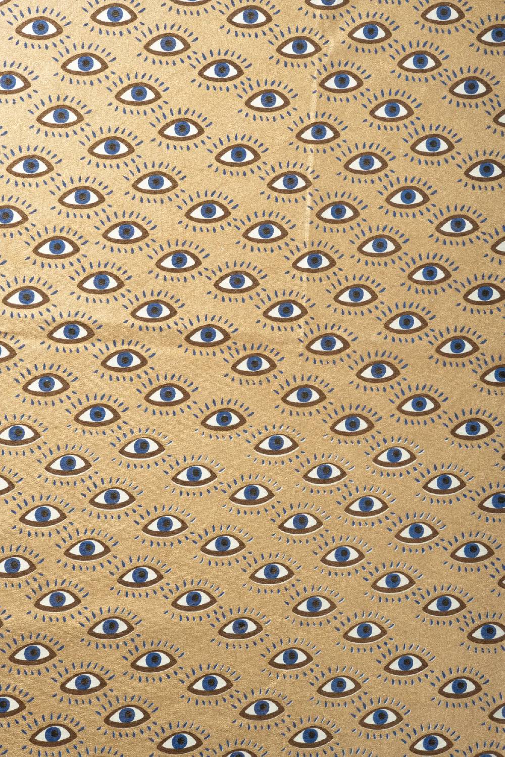 Les Ottomans Handprinted cotton tablecloth IKB54 Sconto