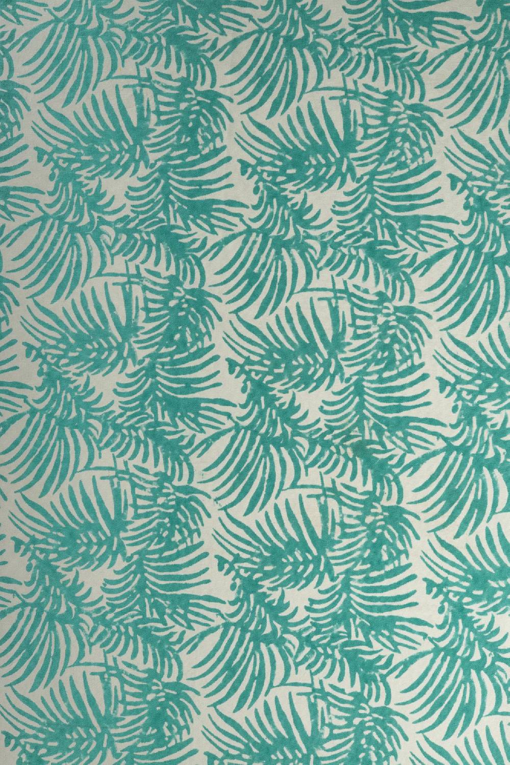Les Ottomans Handprinted cotton tablecloth IKB71 In Vendita