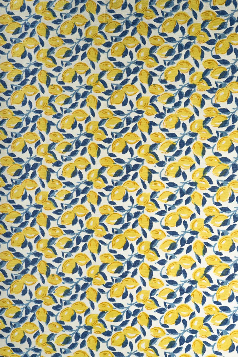 Les Ottomans Handprinted cotton tablecloth IKB75 Hotsell