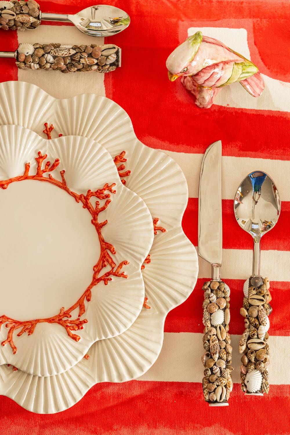Les Ottomans Set posate SHELL CUTLERY Sottocosto