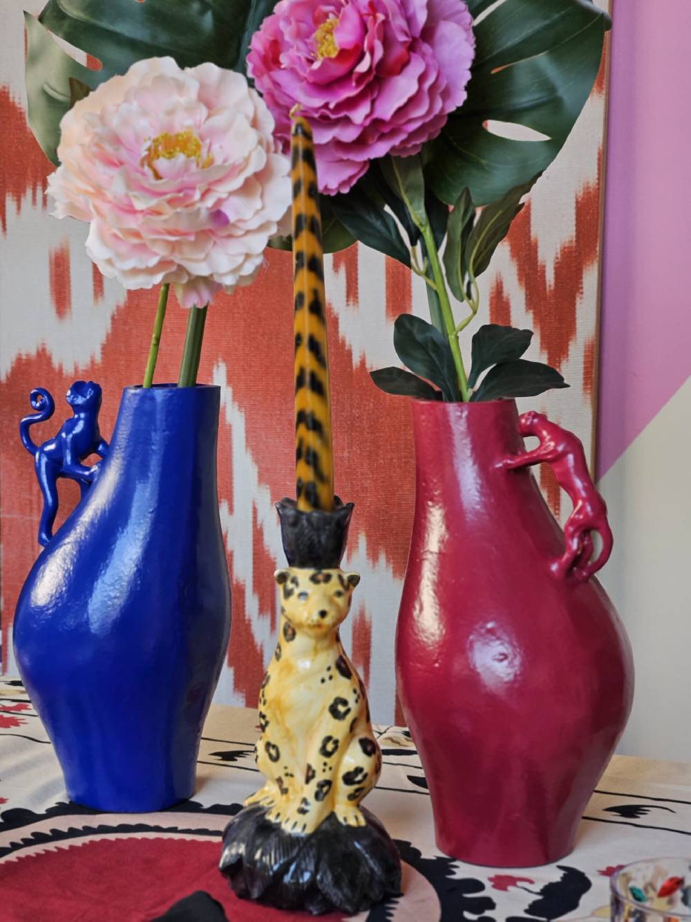 Les Ottomans Menagerie aluminium vases MENA01 Italy