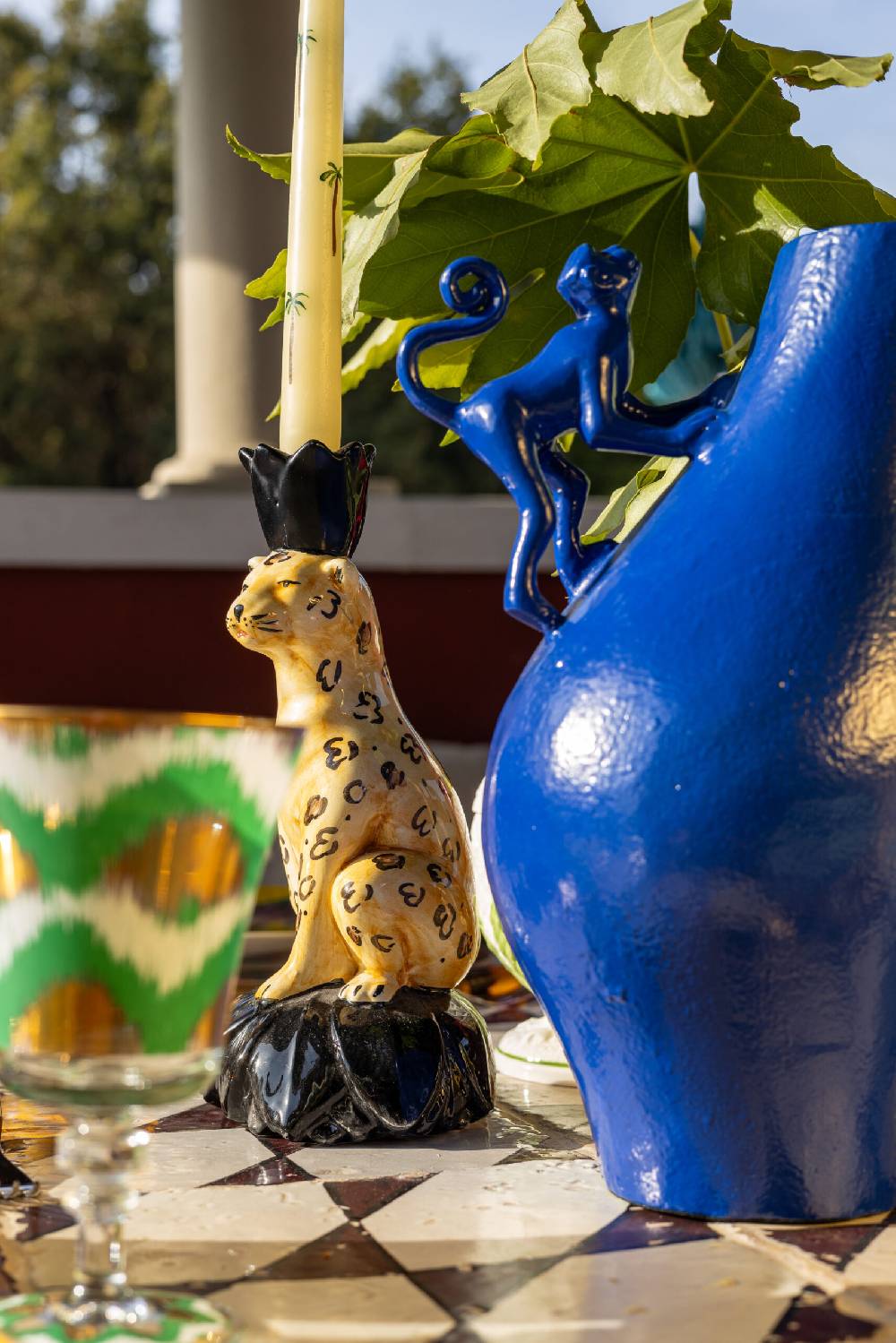 Les Ottomans Menagerie aluminium vases MENA02 Italia