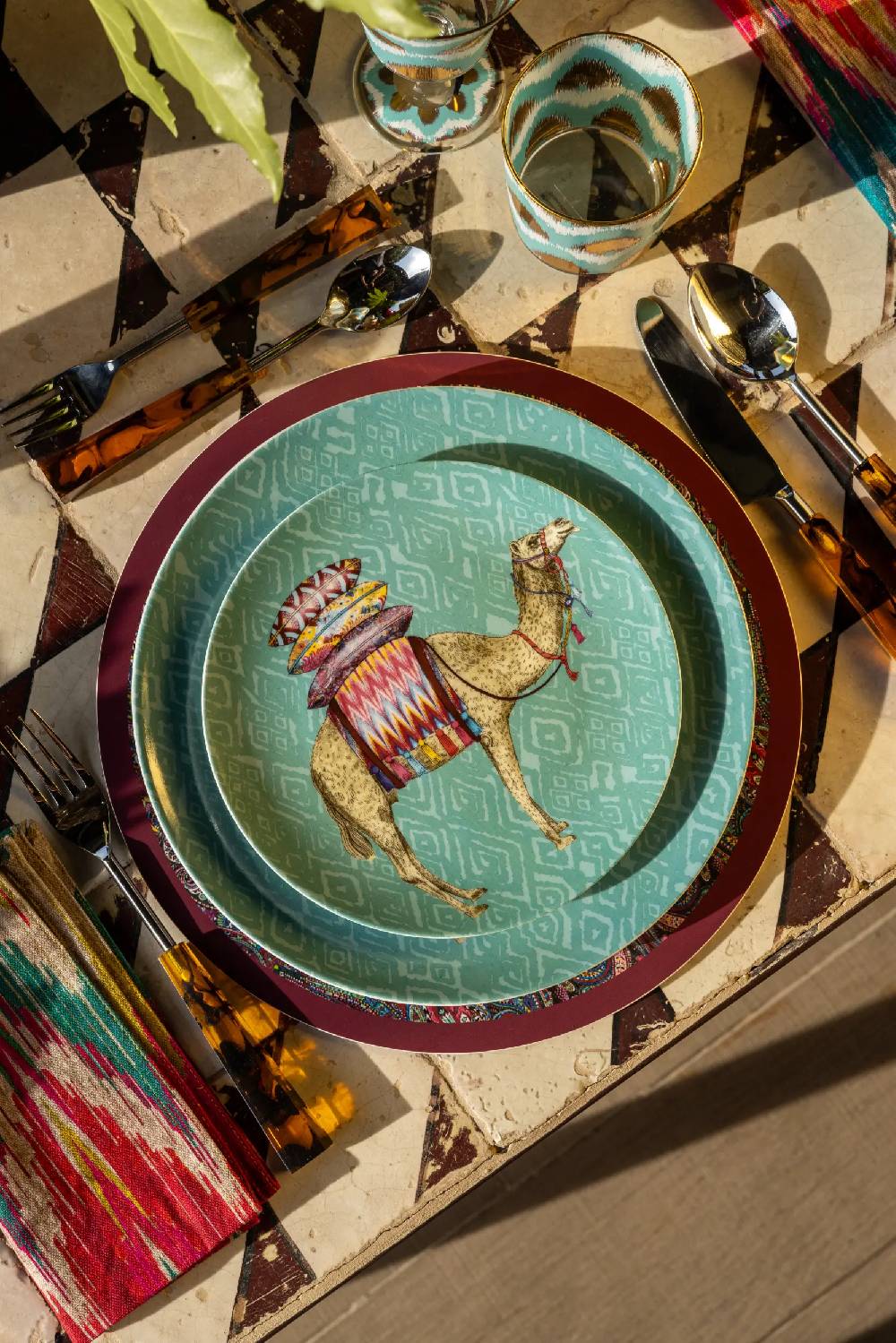 Les Ottomans Matthew Williamson porcelain dinner plate Saldi Di Fabbrica