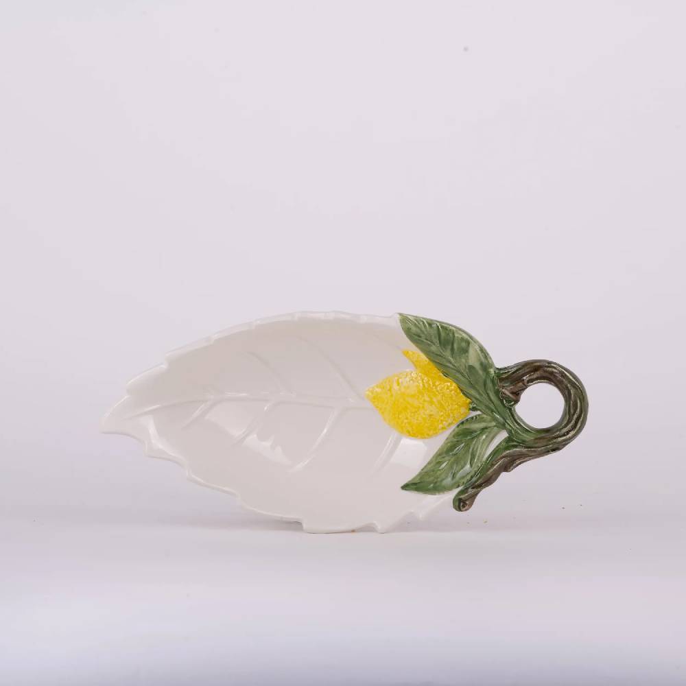Les Ottomans Lemon handpainted ceramic starter Vendita Calda