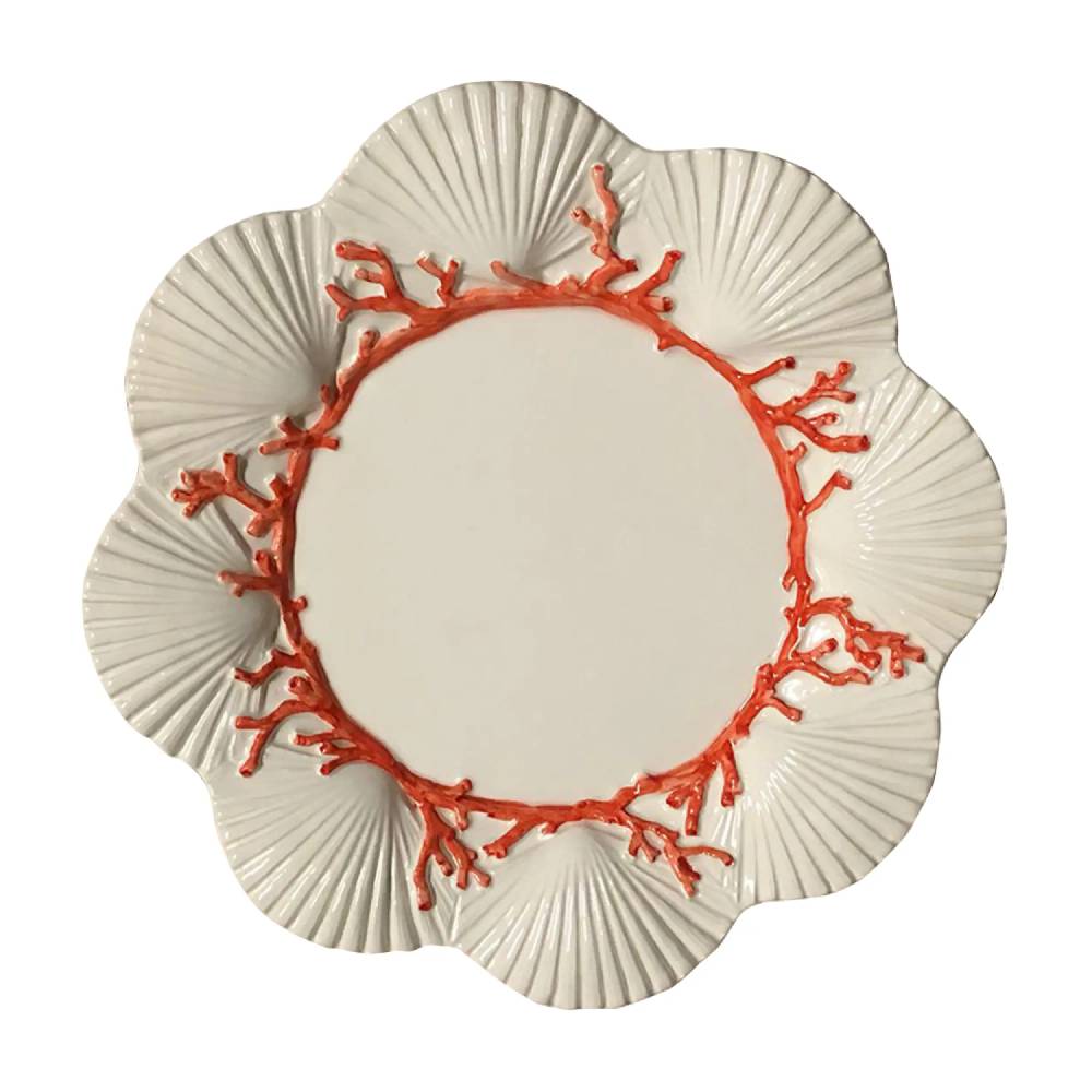 Les Ottomans Saint Jacques dessert ceramic plate In Saldo