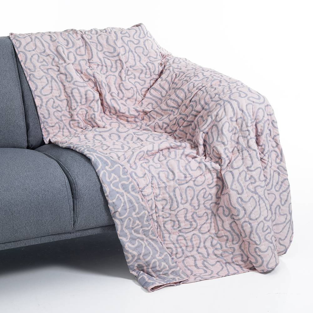 Oresteluchetta Plaid cotone DOUBLE ROSE Promozione Limitata