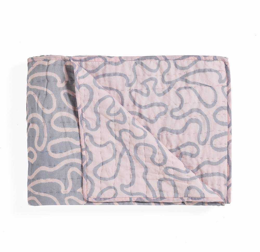 Oresteluchetta Plaid cotone DOUBLE ROSE Promozione Limitata