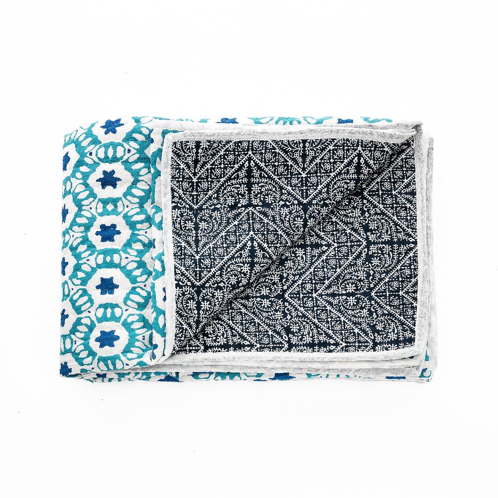 Oresteluchetta Plaid cotone DOUBLE SEA Sconto
