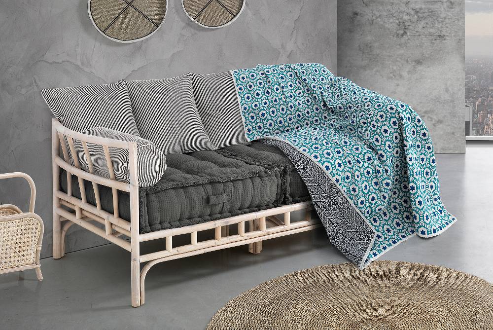 Oresteluchetta Plaid cotone DOUBLE SEA Sconto