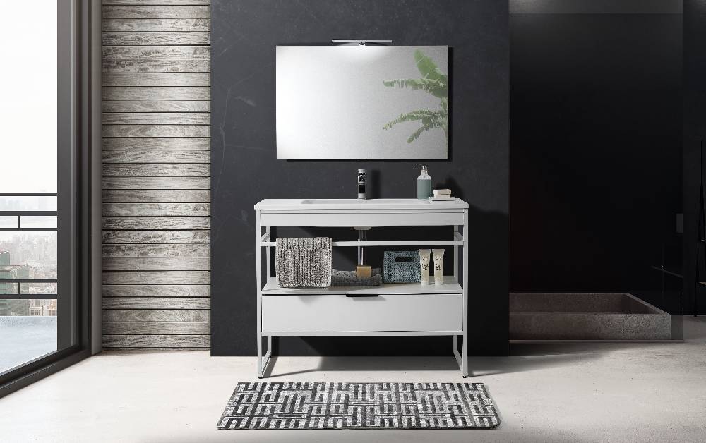 Oresteluchetta TAPPETO BAGNO / SCENDILETTO SERIE HISA GREY 01 Online
