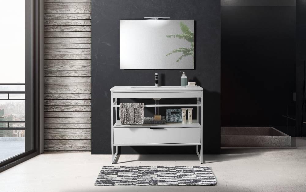 Oresteluchetta TAPPETO BAGNO / SCENDILETTO SERIE HISA GREY 09 Saldi