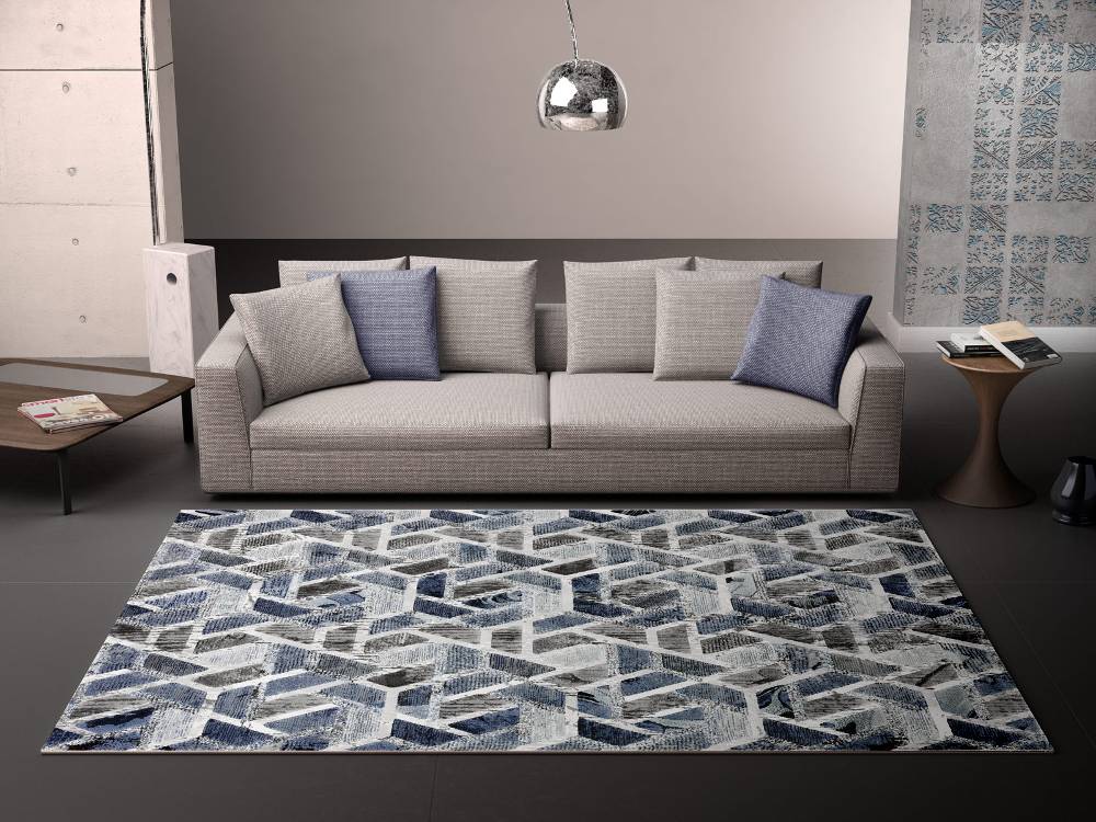 Oresteluchetta TAPPETO SERIE HISA BLUE 03 Saldi Di Fabbrica