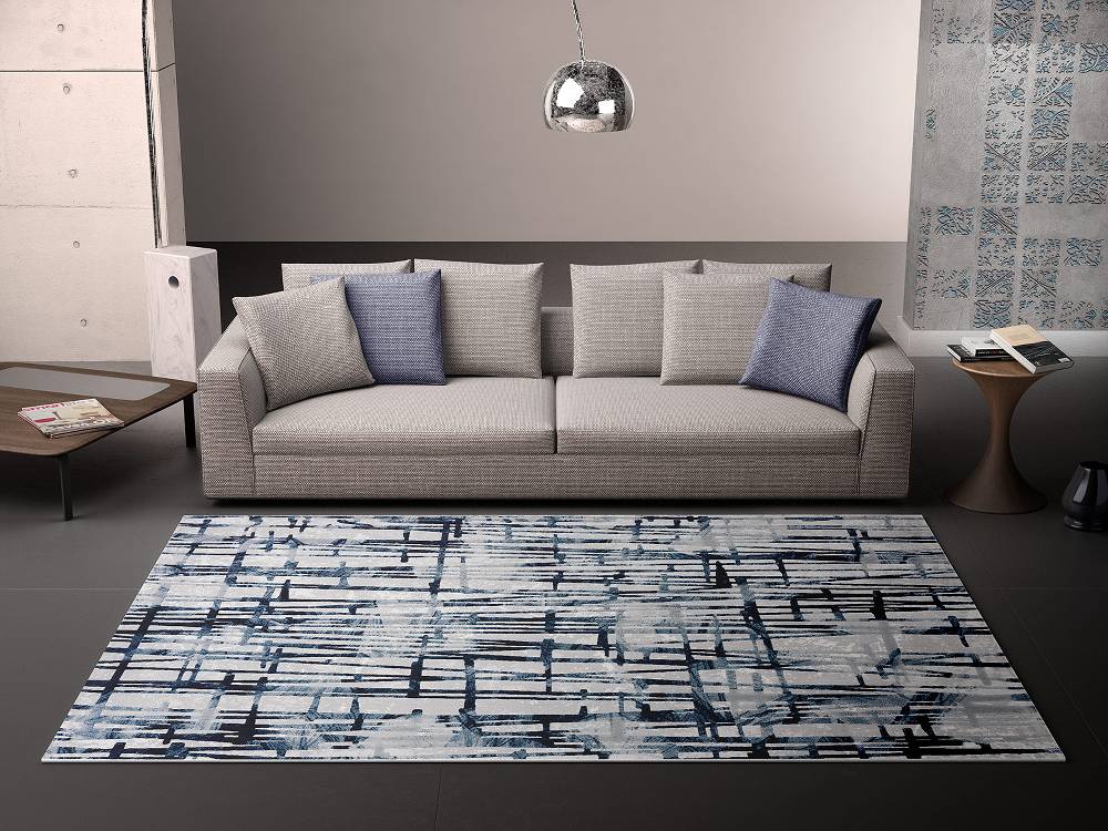 Oresteluchetta TAPPETO SERIE HISA BLUE 07 Negozio