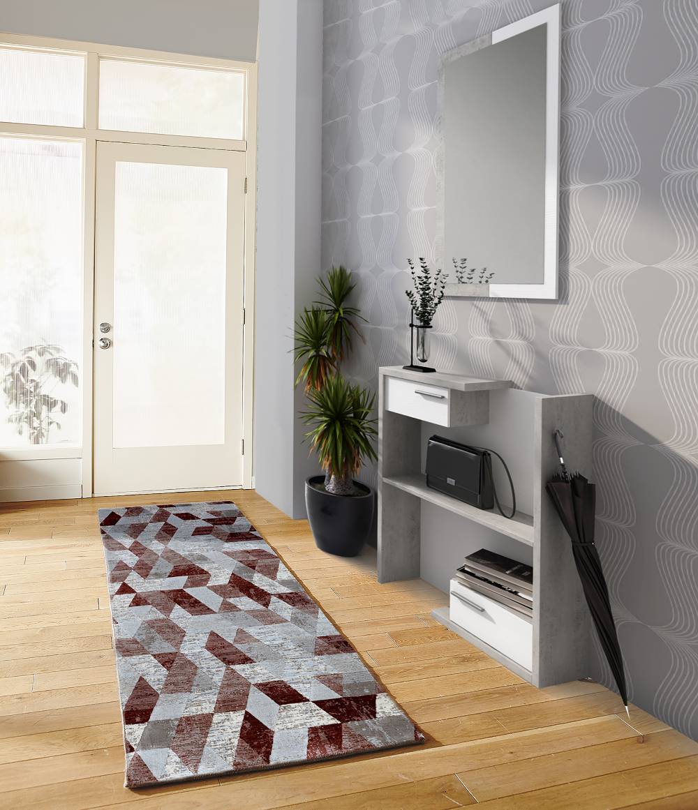 Oresteluchetta TAPPETO CORSIA SERIE HISA TERRACOTTA 02 Qualità