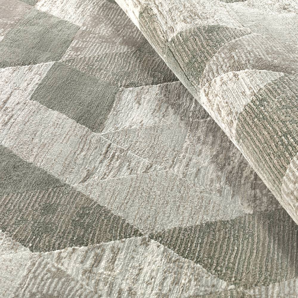 Oresteluchetta TAPPETO SERIE HISA GREEN 03 Pezzi Unici