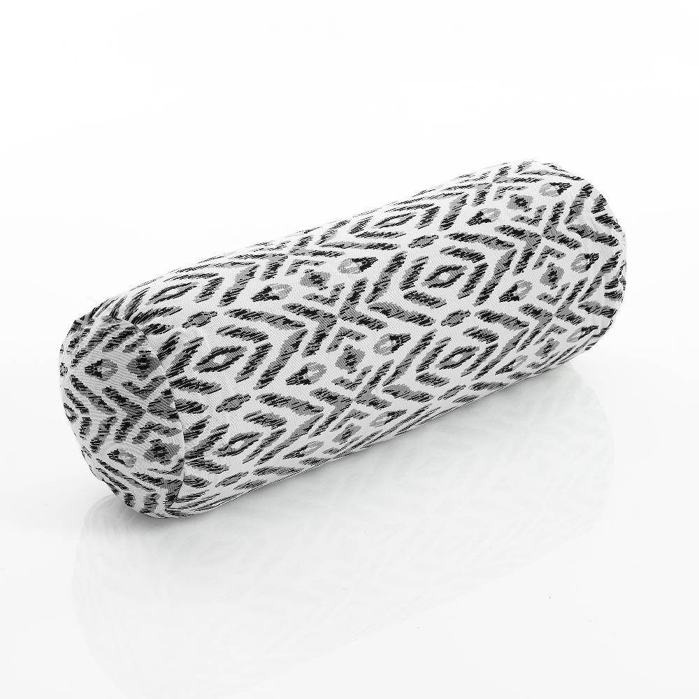 Oresteluchetta Cuscino a rullo IKAT B&W In Linea