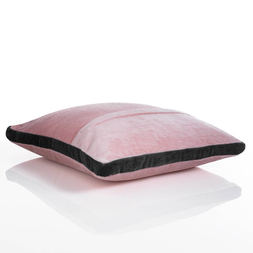 Oresteluchetta Cuscino VELVET PINK & GREY Pezzi Unici