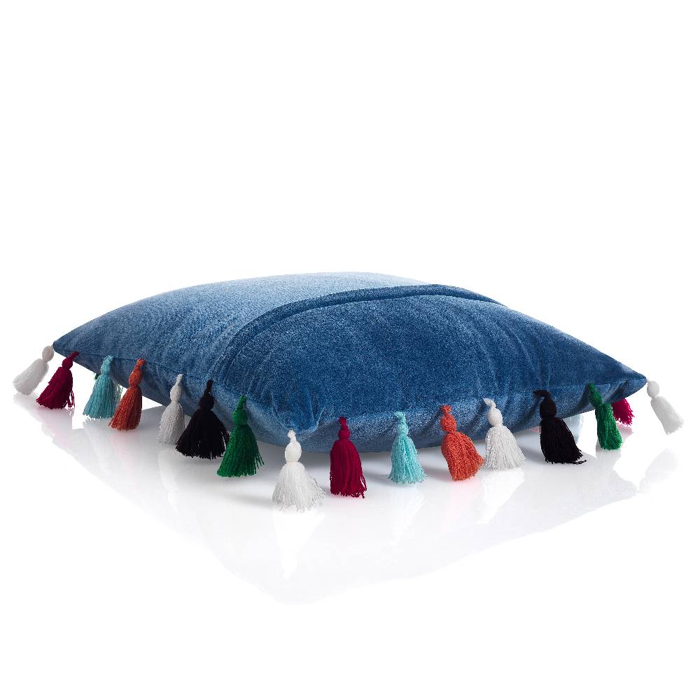 Oresteluchetta Cuscino VELVET DECOR BLUE Qualità Garantita