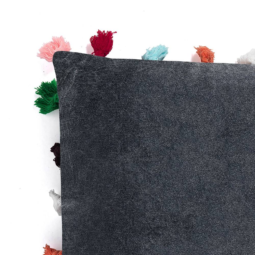 Oresteluchetta Cuscino VELVET DECOR GREY Negozi Online