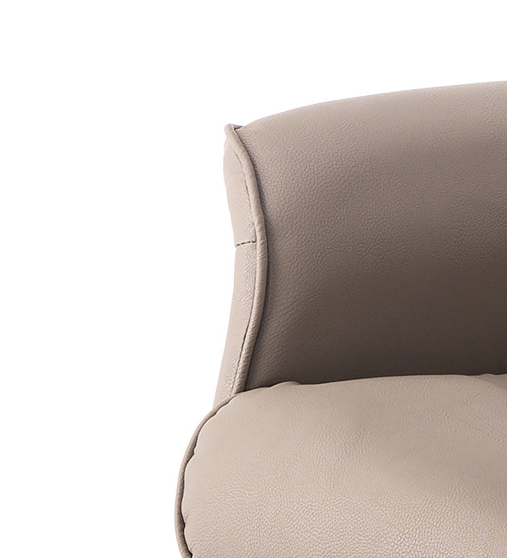 Oresteluchetta poltrona comfort girevole con pouf NORY TORTORA Promozione Limitata