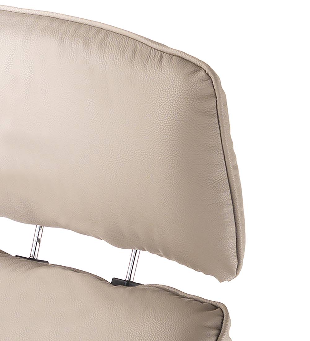 Oresteluchetta poltrona comfort girevole con pouf NORY TORTORA Promozione Limitata